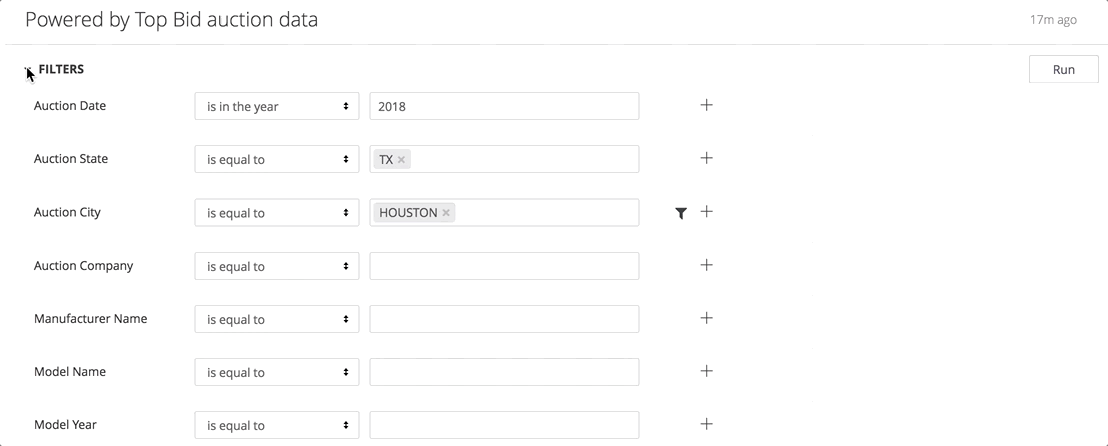 gif of auction filters